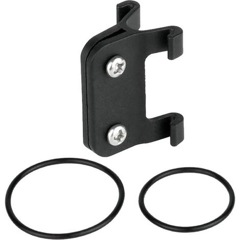 Soporte para matrícula de bicicleta de carreras - Negro (1/5)