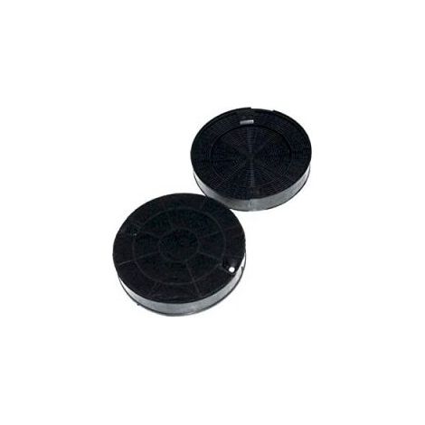 Lot de 2 filtres à charbon ø 190 mm pour hotte – Élimination des odeurs – 72X4434 (1/3)