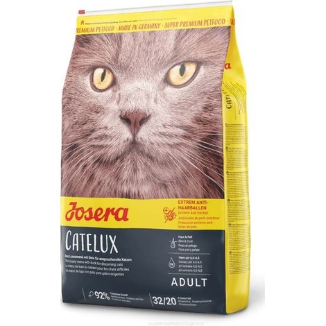 Josera Catelux nourriture pour chat anti-boules de poils 2kg