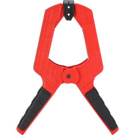 Lot de 4 pinces à ressort robustes en plastique technique pour bricolage et travaux manuels, étau de 10 cm (1/5)