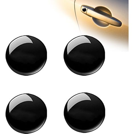 CCYKXA  4pcs Car Key Hole Cover - Door Lock Cover & Anti-Blocking Rustproof Protection  Adhesive Entry Shield & Decorative Sticker for Universal Car Modification
