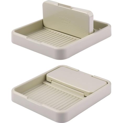 2pcs Spoon repos avec support de couvercle, matériau PP POVE TOP CDUD SPOON POTON Pot Ustensile Reste (1/5)