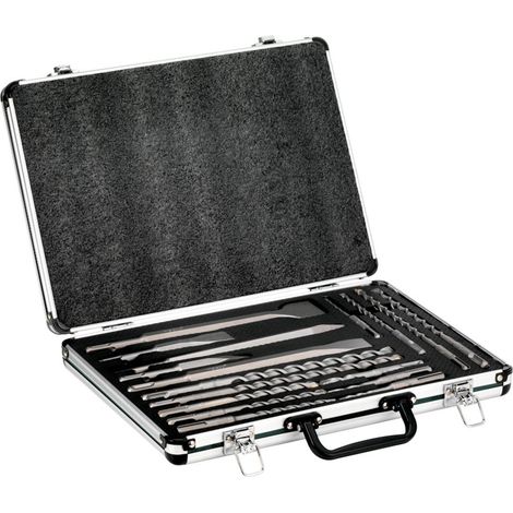 Metabo SDS-plus Bohrer-/Meisselset SP,17-teilig, im Alukoffer (628414000)