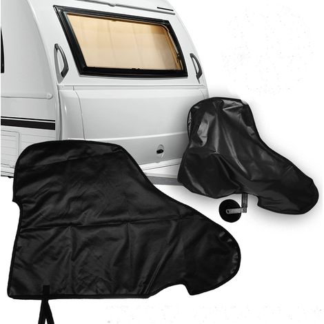 Housse de protection en PVC pour timon de voiture, remorque, caravane, 89 x 63 cm, étanche et universelle (1/5)