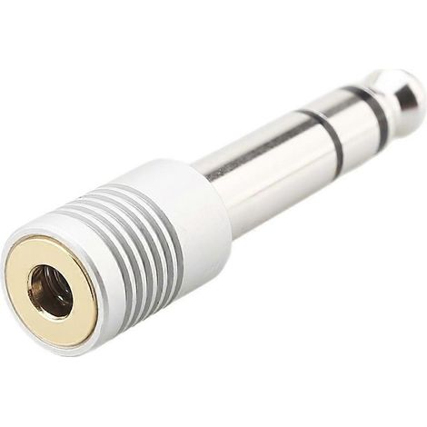 Adaptateur jack audio 3,5 mm, connecteur haut-parleur 6,35 mm mâle vers 3,5 mm femelle pour haut-parleur (1/5)