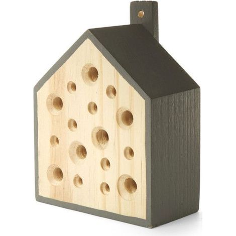 Hotel per insetti kikkerland mini ruche legno 13x10 cm