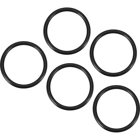 60x50x5mm Nitrile Rubber O-Rings 5 Pieces Round Black (1/5)