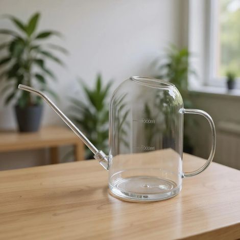 (Voir photo) Arrosoirs d'intérieur neufs pour plantes d'intérieur, grande capacité (2 L), avec long bec verseur, pour le jardinage, la terrasse et l'aménagement paysager. (1/4)