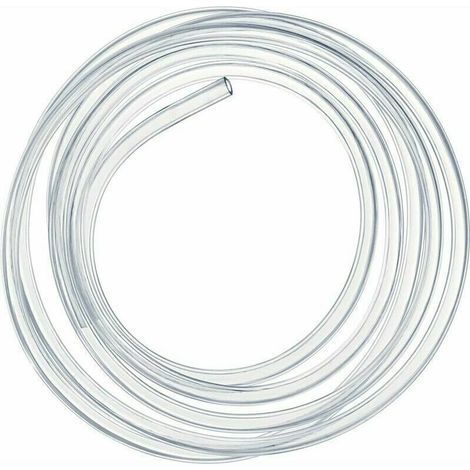 Tuyau en PVC souple transparent de 2 mètres, flexible de pression de 16 × 20 mm. (1/4)