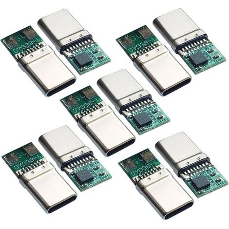 10 modules décodage rapide PD/QC PD 2 3.0 déclencheur DC Type-C mâle QC4 connecteur charge 9V (1/5)