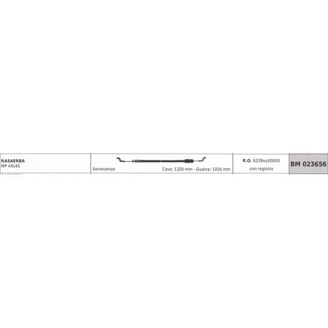 Cavo semovenza con registro MAORI rasaerba MP 4414S cavo 1320 mm guaina 1016 mm