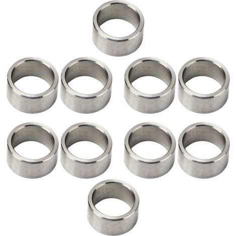 10-teiliges Unterlegscheiben-Distanzscheiben-Set, 15 mm Außendurchmesser, 12 mm Innendurchmesser, Edelstahl, Zubehörteil-Set, Kit 3515-0015-0080 (1/5)