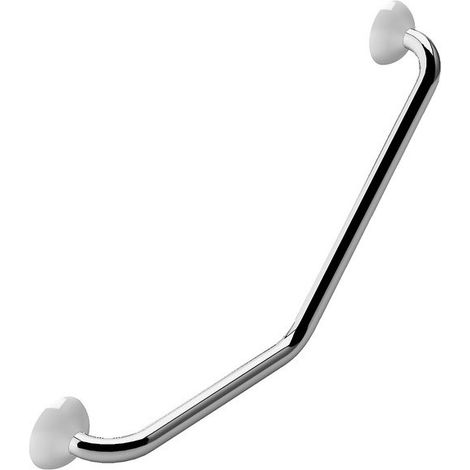 Barre de redressement ou d'appui coudée ECO Acier Inox 71cm Chrome Spirella