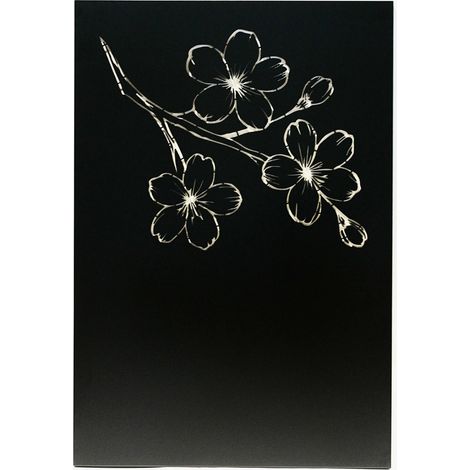 Plaque de protection murale verticale décorative en acier Zelmar l.80 x H.117 cm Edilinox