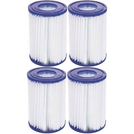 Cartouches de filtration pour Pompe Piscine - Type 2 FD2137 - Couleur blanche (1/4)