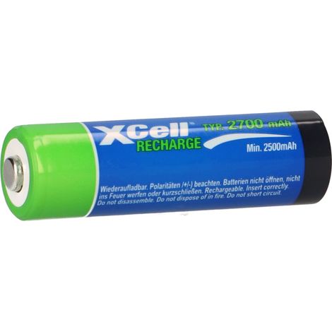 Xcell Mignon AA Akku Ni-MH 1,2V 2700mAh lose (1/5)