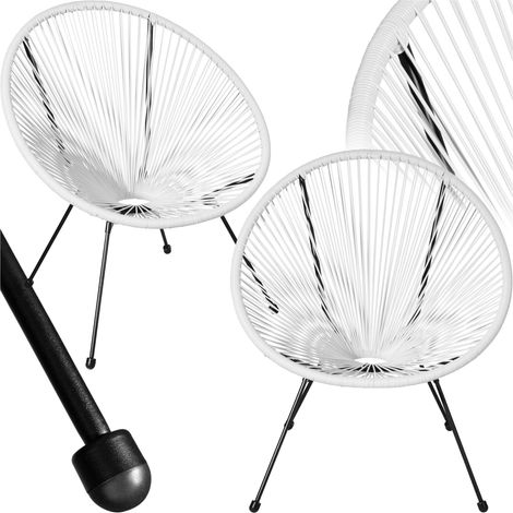 Lot de 2 chaises jardin Santana -