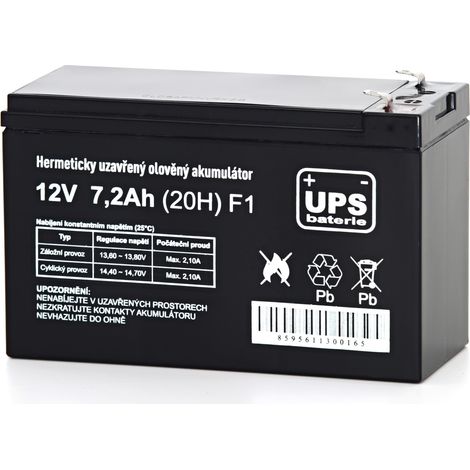 batterie ups fiamm 12v 7.2ah nouvelle