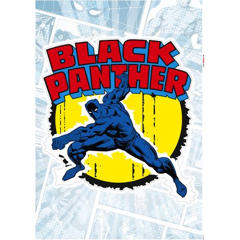 Stickers muraux- Black Panther Comic Classic (1/2)