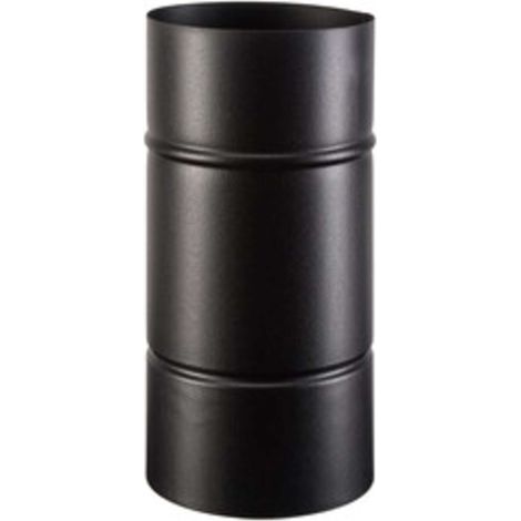 TUBO PORCELLANATO D 12 X H 25CM NERO OPACO CLASSIC - 1 pezzo