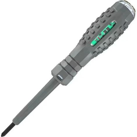 Tournevis Testeur De Tension - Detecteur De Courant Ac Dc - Embout Magnetique - Poignee Ergonomique - 1 Unite (1/5)