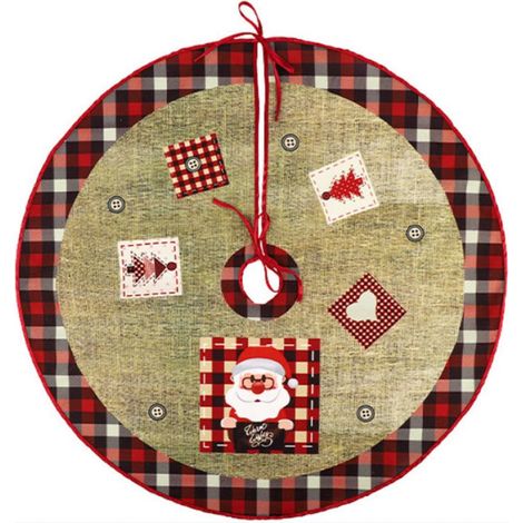 Weihnachtsbaumdecke, 90 cm Durchmesser, Heimdekoration, Weihnachtsfeier-Deko-Zubehör