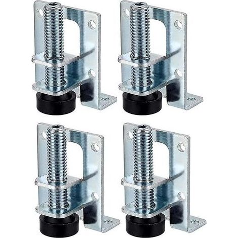 4 Pièce Niveleurs Meubles Réglables, Pieds de Nivellement Robustes, Pieds De Nivellement pour Meubles, Pieds de Meuble Réglables, Pied pour Meuble, pour Tables, Étagères, Placards, Établi (1/5)