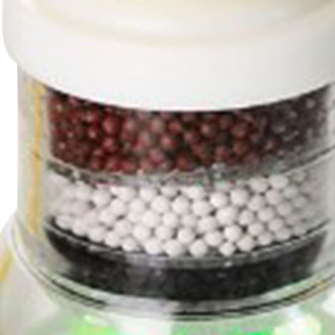 Filtre à eau vert à fixer sur robinet, purificateur d'eau, système de filtration universel rotatif pour économies d'eau, idéal pour la cuisine. (1/5)