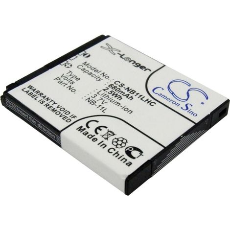 Bater a para Canon ELPH 110 HS etc