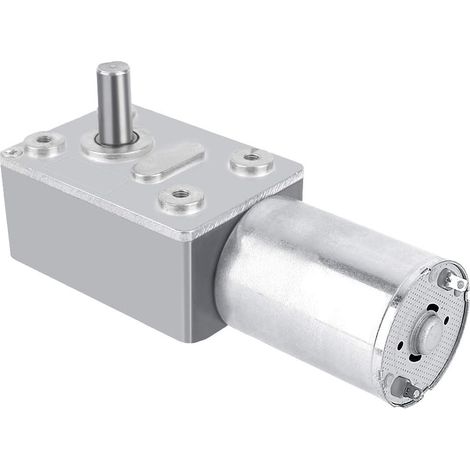 Moteur Électrique À Courant Continu 12 V - Réducteur À Vis Sans Fin - Couple Élevé - 5 Tr/Min - Pour Applications Industrielles Et Domestiques - 1 Pièce (1/5)