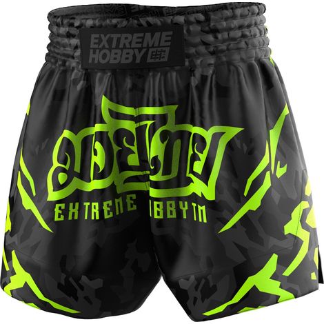 Pantaloncini da Muay Thai da uomo Black Panther, taglia S, colore bianco