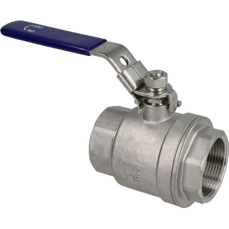 Robinet à bille 1 1/2 FF/FF inox
