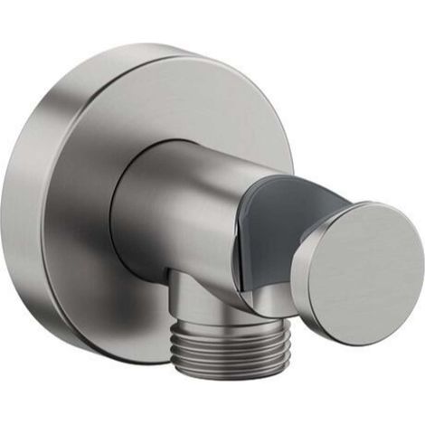 Duravit coude de raccordement mural, rosace ronde, 55x102mm, (1/2)