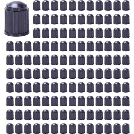 Ensemble de 600, noir plastique de rechange vanne Bouchons. Cars, Trucks, motos, ATV. Schrader Pneu Bouchons. (1/5)