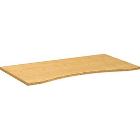 Maison Exclusive - Piano Scrivania 100x60x2,5 cm in Bambù (1/4)
