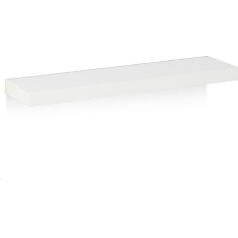 Set di 3 mensole da parete bianche spaziose moderne per soggiorno camera da letto portaoggetti decorativo in MDF bianco 130012737