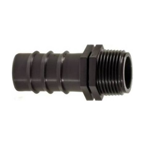 RACCORD MÂLE POUR TUYAU D'ARROSAGE Dimensions : 1/2" X 16
