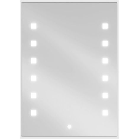 Mexen Ner espejo de baño iluminado 50 x 70 cm, LED 6000K, antiempañado - 9809-050-070-611-00 (1/5)