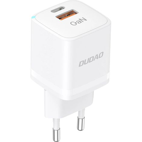Dudao A13Pro GaN 33W PPS USB-C/USB-Wandladegerät – Weiß (1/5)