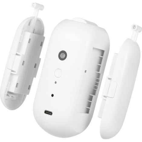 Robot ouvre-fermeture automatique de rideaux BT, moteur de rideau intelligent avec minuterie et commande vocale, dispositif domotique pour tringle à rideaux. (1/3)