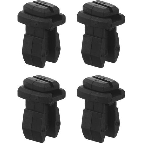 Lot de 4 clips de rechange pour aération de réfrigérateur de camping-car - Clips de porte de service pour réfrigérateur de camping-car - Loquet d'aération extérieur universel - Fixation pour panneau d (1/5)