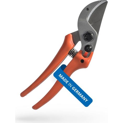 Sécateur à 15 enclumes 15.107 avec géométrie Bypass pour Les Petites et Moyennes Mains – Lame courbée antiadhésive Coupe Parfaitement Le Bois Dur comme Le Tilleul, l'épicéa, Le mélèze. (1/4)