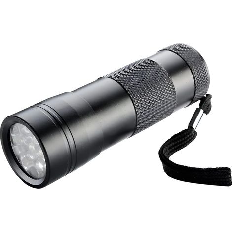 UV-Schwarzlicht-Taschenlampe, 12 LEDs, 395 nm, Mini-Hand-Inspektionstaschenlampe zum Erkennen von Hundeurinflecken, Bettwanzen und Skorpionen