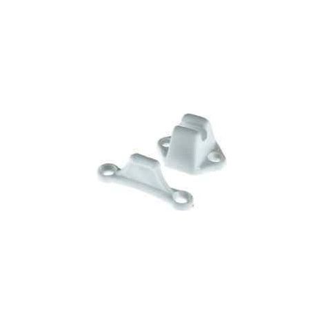 Imline – Bloc porte extérieur blanc 2 parties – Fixation robuste pour caravane et camping-car – Résistant aux intempéries – Entraînement mâle 45mm