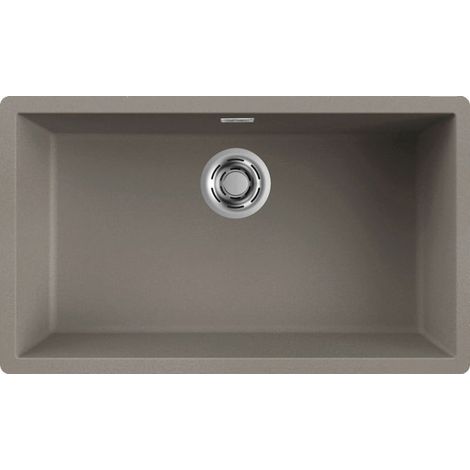 Elleci, Lavello Filotop Zen-F 130, 1 Vasca, 74.8x44.8 cm, Composito Grigio Tortora