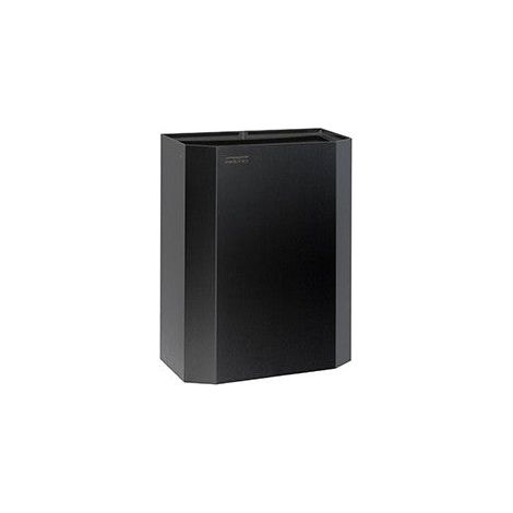 MEDICLINICS PPA2279B Papelera Negra 25 L - ref: PPA2279B