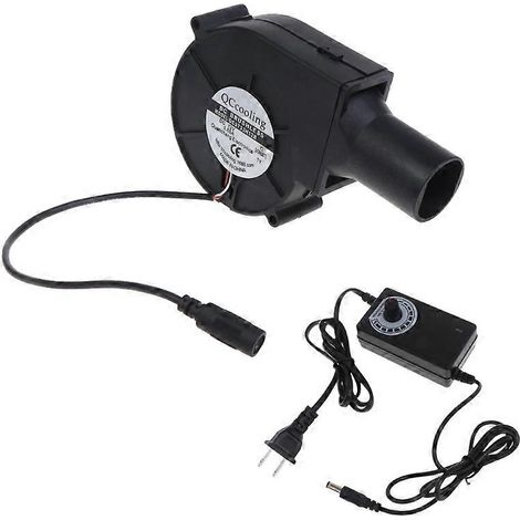 9733 BBQ Ventilateur Soufflant DC12V 5300R 110V 220V Souffleurs pour Barbecue Pique-nique Camping 33mm US