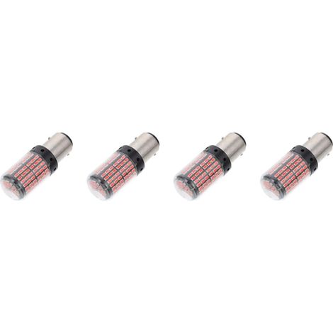 4pièces Ampoule Led Stroboscopique Pour Frein De Voiture Clignotant Automatique Avec Dissipation Thermique Compatible Avec Feux De Et Éclairage Automobile (1/5)