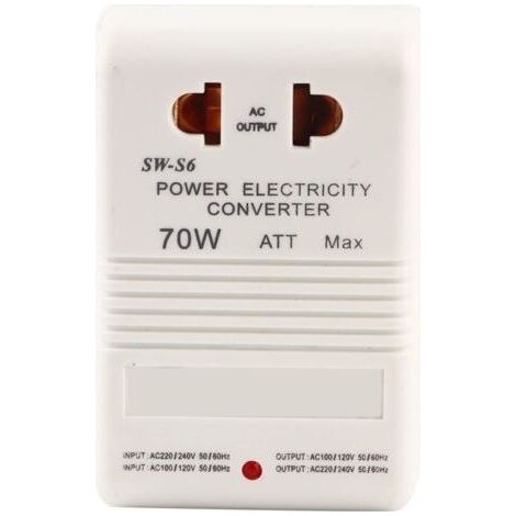 FENOPLASTICA70W 110V / 120V à 220V / 240V Convertisseur de Tension, Adaptateur de Élévateur/Inverseur (Fiche Standard CN) (1/5)