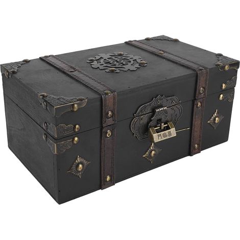 Exquisite Vintage Retro Wooden Storage Box Decorative Box